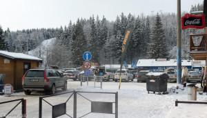 Szpindlerowy Młyn - Wjazd do Ski Areál Medvědín Špindlerův Mlýn